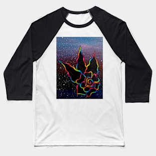 Galaxy Rose Baseball T-Shirt